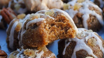 Raw Gingerbread Cookie Dough Bites