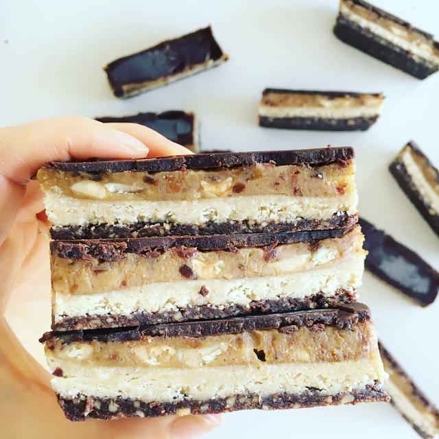 Raw Vegan Snickers Slice | Coconut Magic