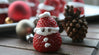 Coconut Strawberry Santa Treats