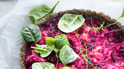 Vibrant Savoury Beetroot Tarts