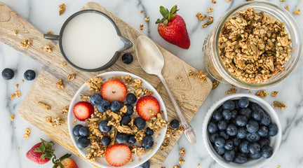 Gluten Free Buckwheat Porridge with Mixed Berries