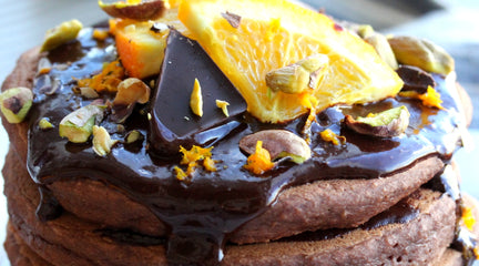 Vegan Jaffa Pancakes