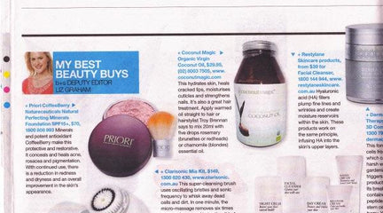 Coconut Magic Coconut Oil in Body + Soul as Best Beauty Products 2011