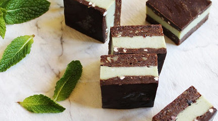 Raw Choc-Mint Slices
