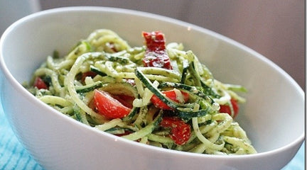 Raw Zucchini Pasta with Kelp Noodles