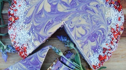 Raw Mixed Berry and White Choc Cheese Cake