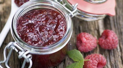 Raw Coconut Nectar Raspberry Chia Jam