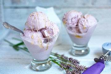 Raw Coconut Berry & Lavender Ice Cream
