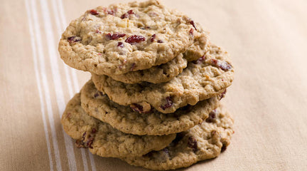 Vegan Cranberry Coconut Cookies