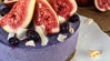 Raw Vegan Fig Blueberry and Coconut Cake