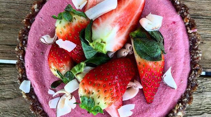 Strawberries and Coconut Tart
