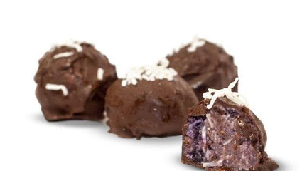 Blueberry and Coconut Protein Bites