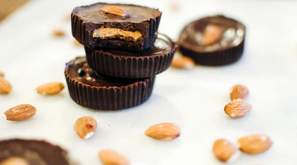 Dark Chocolate Almond Butter Cups