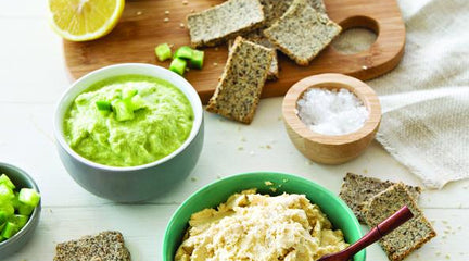 Coconut & Chia Herbed Crackers