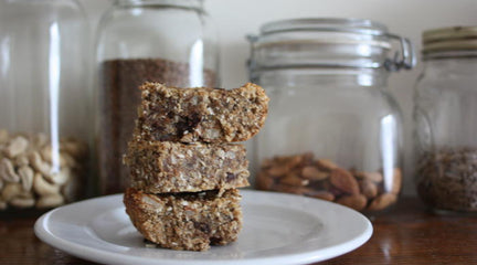 Banana Peanut Butter Energy Bars