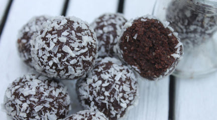 Lamington Fudge Balls