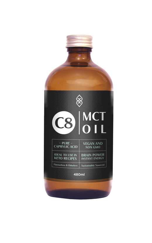 Caprylic Acid (C8) Coconut MCT Oil - Brain Power